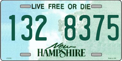 NH license plate 1328375