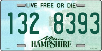 NH license plate 1328393