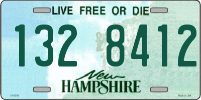 NH license plate 1328412