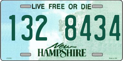 NH license plate 1328434
