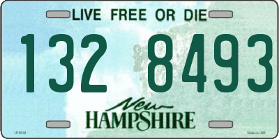 NH license plate 1328493