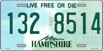 NH license plate 1328514