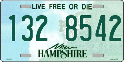 NH license plate 1328542