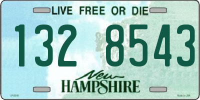 NH license plate 1328543