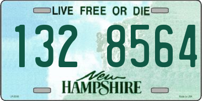 NH license plate 1328564