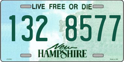 NH license plate 1328577