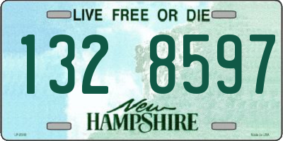 NH license plate 1328597