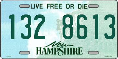 NH license plate 1328613