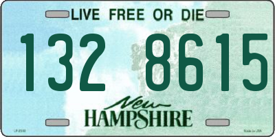 NH license plate 1328615