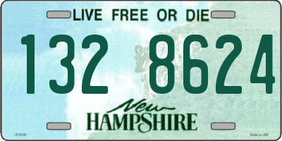 NH license plate 1328624