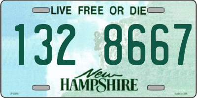 NH license plate 1328667