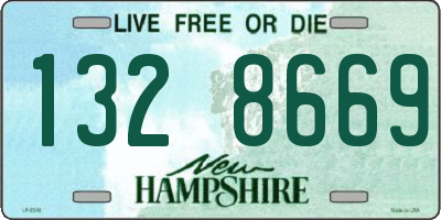 NH license plate 1328669