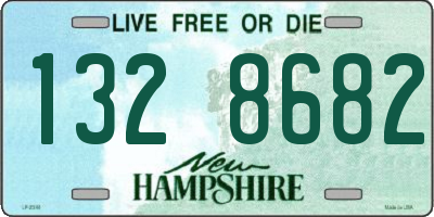 NH license plate 1328682