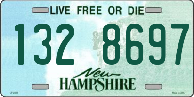 NH license plate 1328697
