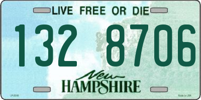 NH license plate 1328706