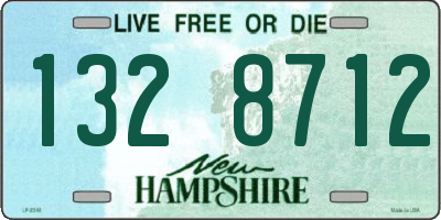 NH license plate 1328712