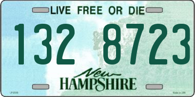 NH license plate 1328723