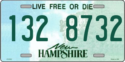 NH license plate 1328732