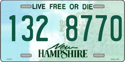 NH license plate 1328770