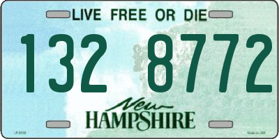 NH license plate 1328772
