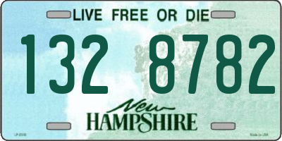 NH license plate 1328782