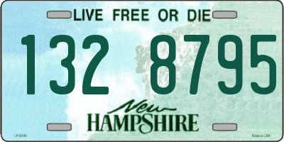 NH license plate 1328795