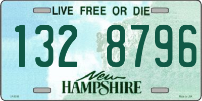 NH license plate 1328796