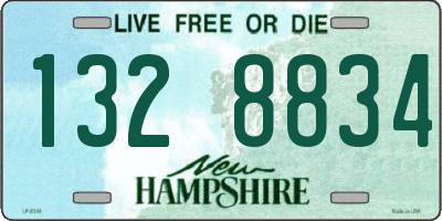 NH license plate 1328834