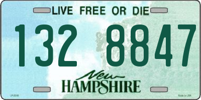 NH license plate 1328847