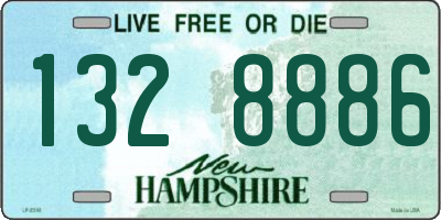 NH license plate 1328886
