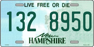 NH license plate 1328950