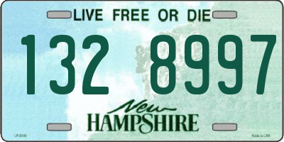 NH license plate 1328997