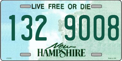 NH license plate 1329008