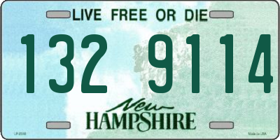 NH license plate 1329114