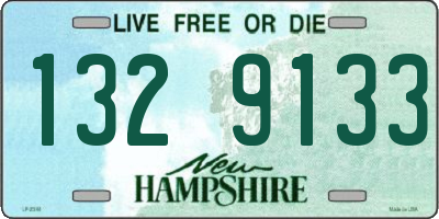 NH license plate 1329133