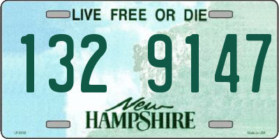 NH license plate 1329147