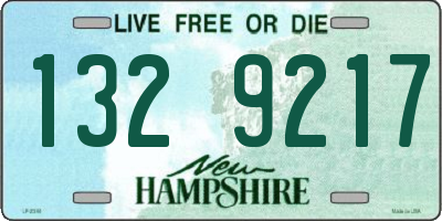 NH license plate 1329217