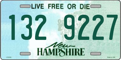 NH license plate 1329227