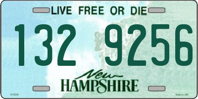 NH license plate 1329256