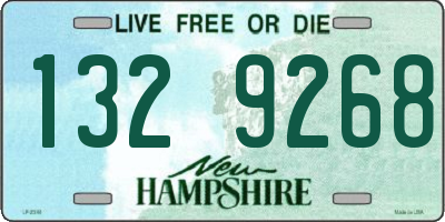 NH license plate 1329268