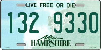 NH license plate 1329330