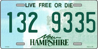 NH license plate 1329335