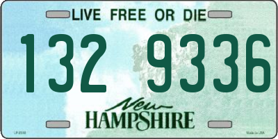 NH license plate 1329336