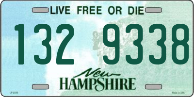 NH license plate 1329338