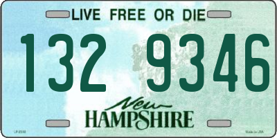 NH license plate 1329346