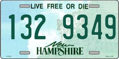 NH license plate 1329349