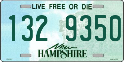 NH license plate 1329350