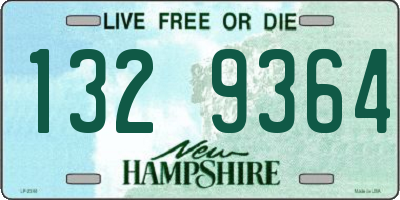 NH license plate 1329364