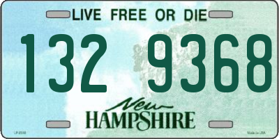 NH license plate 1329368