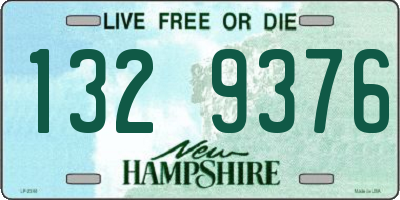 NH license plate 1329376